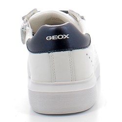 GEOX-NETTUNO J45GCB J- sneakers streetwear à lacets sur semelles plateformes respirantes avec fermetures éclair pour cadet fille