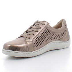 CAPRICE-chaussures de marche confortables sur semelles sport avec lacets et fermetures éclair pour femme-23554