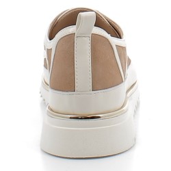 XSA-chaussures à lacets sur semelles compensées et confortables pour femme-9951 CAMO