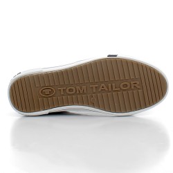 TOM TAILOR-sneakers basses streetwear sur semelles plates sport à lacets et fermetures éclair pour homme-7480070003