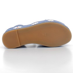 FIORINA-sandales/nu-pieds à talons bloc compensés avec brides chevilles à boucles pour femme-S 213H 699 H