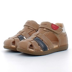 GEOX-MACCHIA B254VA-sandales premiers-pas sur semelles confortables et respirantes avec fermetures à velcros pour bébé garçon