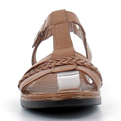 CAPRICE-sandales décontractées sur semelles sport confortables avec fermetures à velcros pour femme-28750