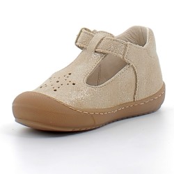 BOPY-sandales bouts fermés premier-pas sur semelles confortables avec fermetures à boucles pour bébé fille-JAPANA SP