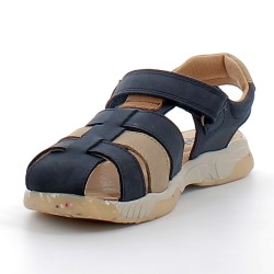 BOPY-sandales sur semelles plates sport avec fermetures à velcros pour enfant garçon-ELIX