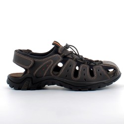IMAC-sandales décontractées sur semelles sport confortables avec fermetures à velcros et élastiques pour homme-553050