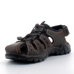 IMAC-sandales décontractées sur semelles sport confortables avec fermetures à velcros et élastiques pour homme-553050