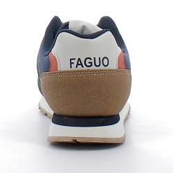 FAGUO-sneakers bleu marine végan sur semelles sport à lacets pour homme-FOREST 1 S24CG9501