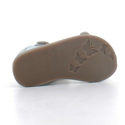 KICKERS-DIVAZIA-sandale bout ouvert et contrefort fermé avec fermeture à velcro pour enfant fille