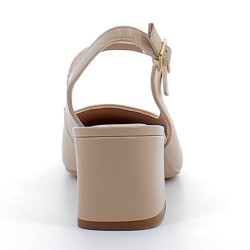 UNISA-chaussures slingback à talons décrochés habillés avec fermetures à boucles pour femme-LUMIS